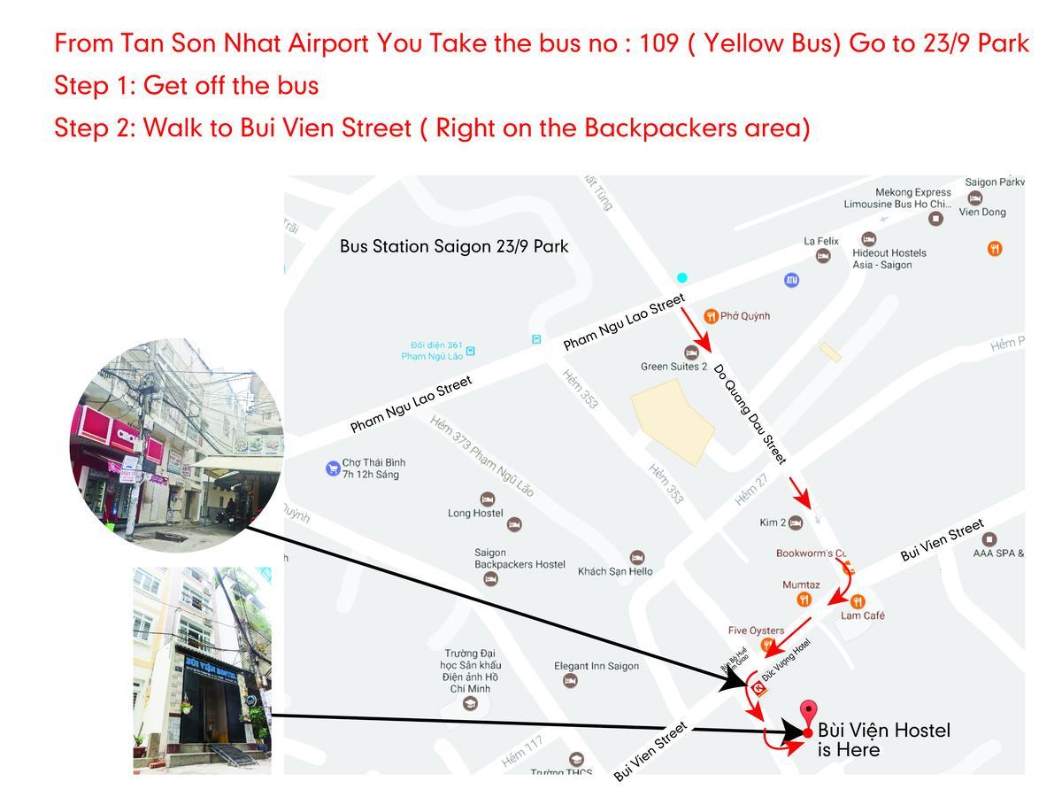 Bui Vien Hostel Ho Si Minh-város Kültér fotó