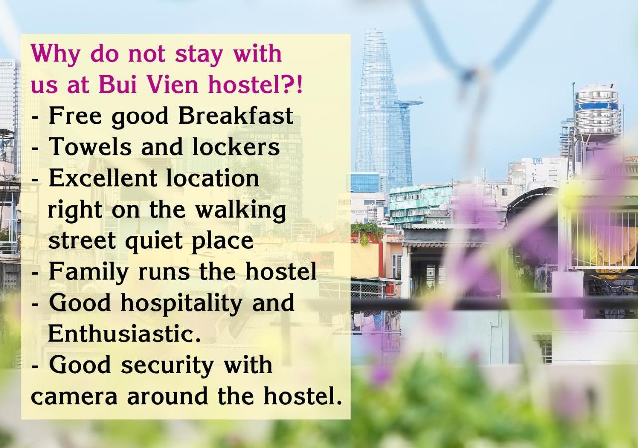 Bui Vien Hostel Ho Si Minh-város Kültér fotó